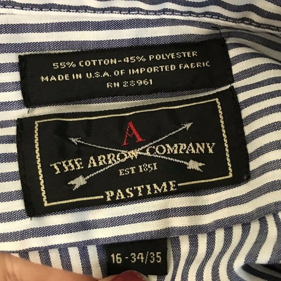The Arrow Company Men's Button Down Dress Shirt - Picture 4 of 4